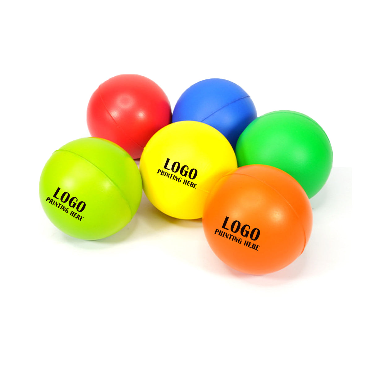 SUPSRC14 2.36 inch Round Stress Ball 1 Color Imprint