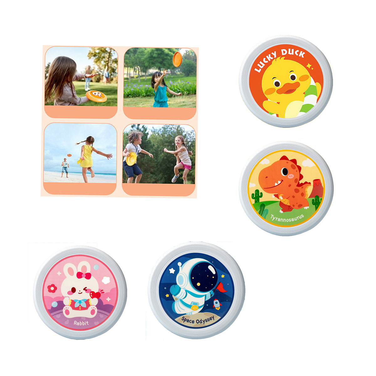 SUPSRC20 Frisbee Children Soft Safety Kindergarten Parent Child Interaction Outdoor