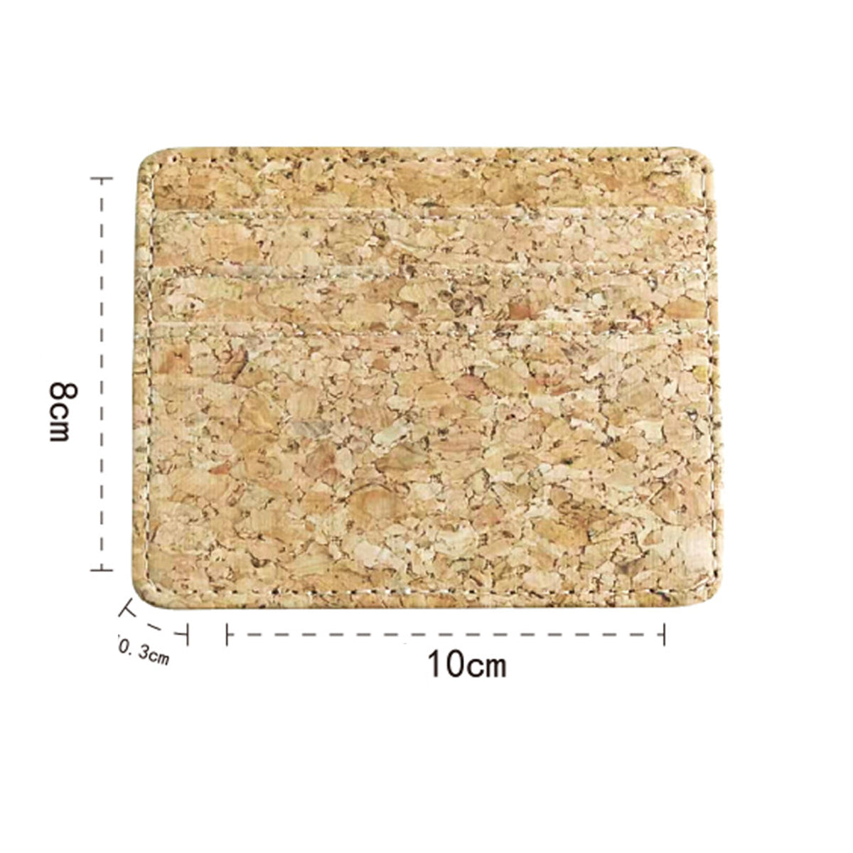 HUPSRC29 Eco Friendly Cork Wallet Safety Card Sleeve