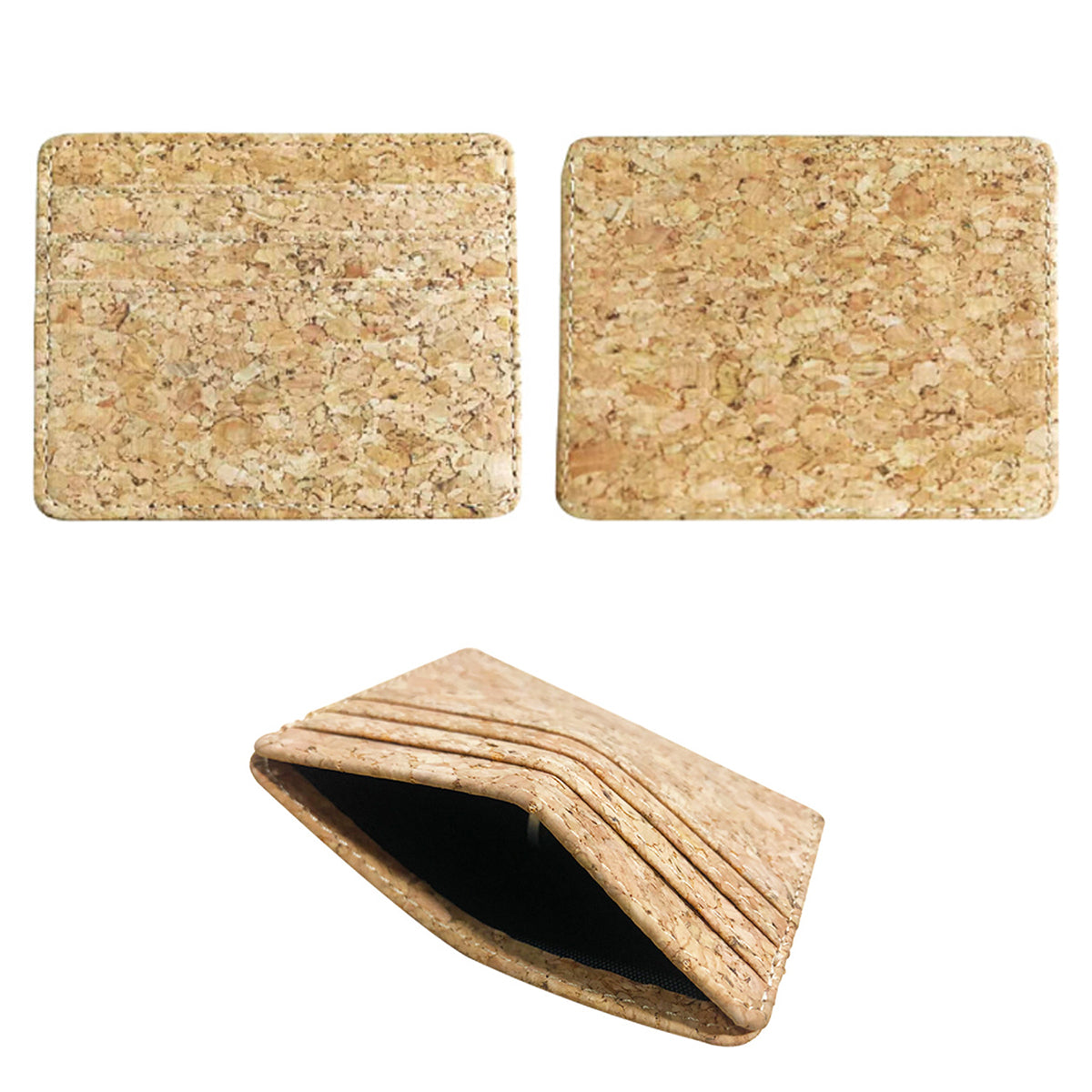 HUPSRC29 Eco Friendly Cork Wallet Safety Card Sleeve