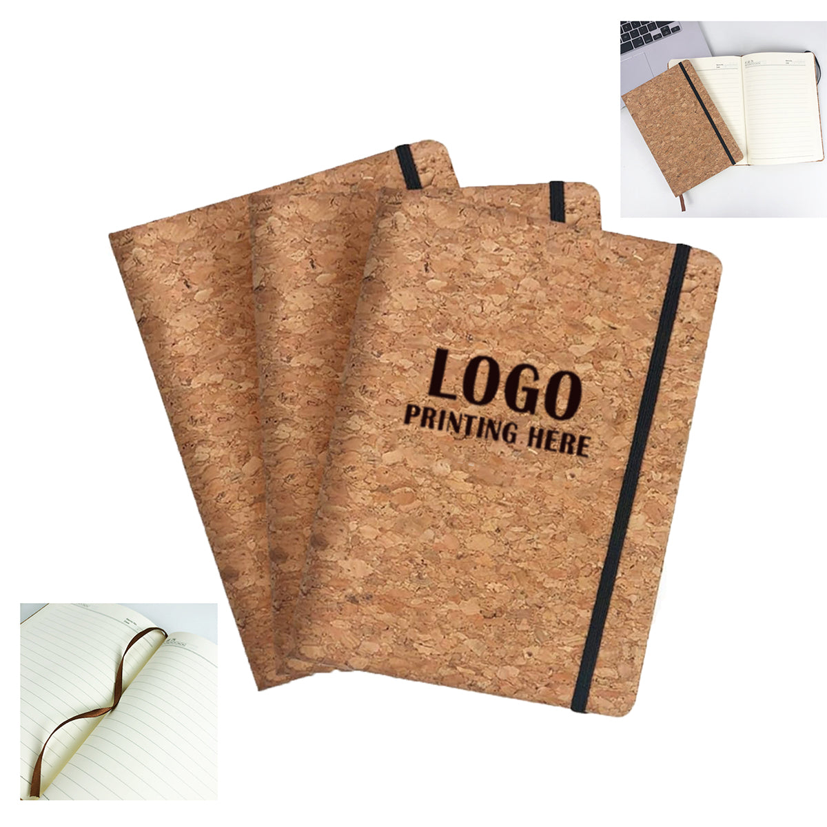 HUPSRC30 Eco Friendly Cork Notebook