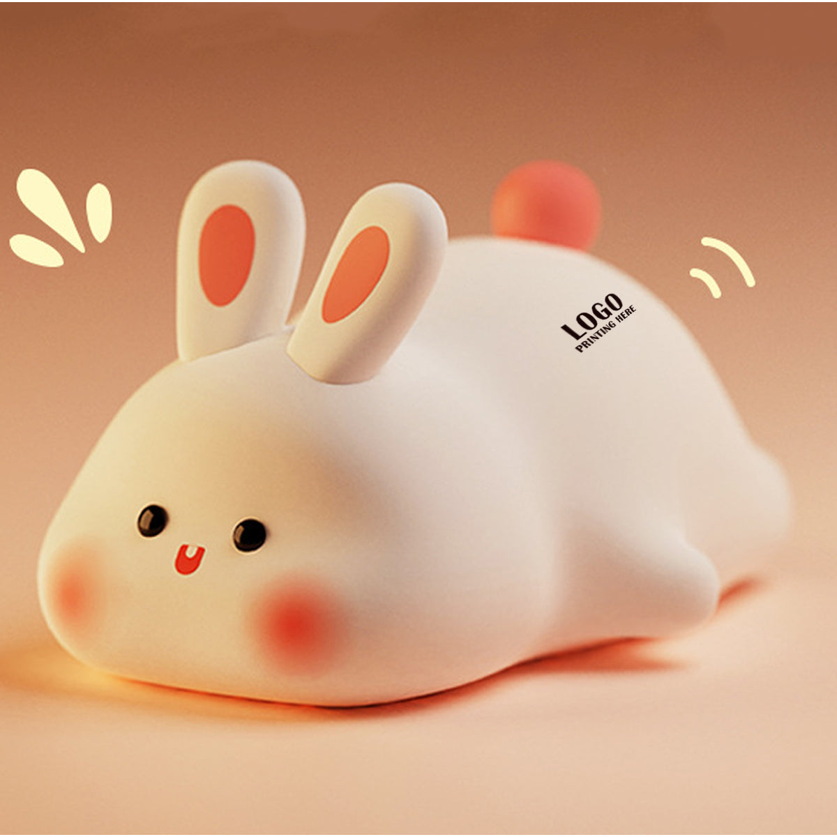 HUPSRC31 LED Rabbit Silicone Night Light