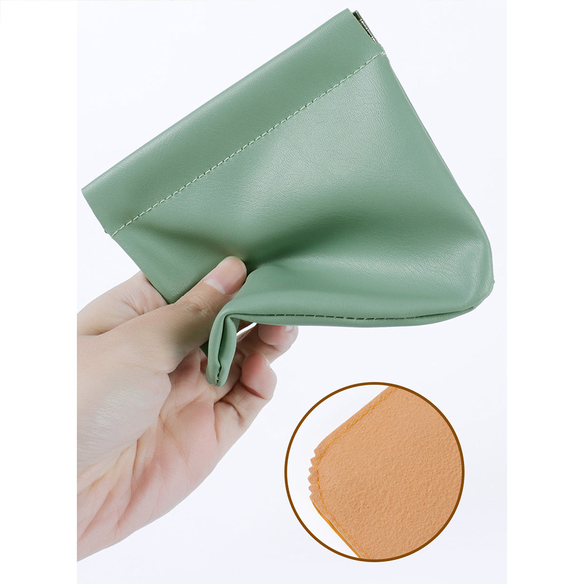 HUPSRC33 PU Leather Jewelry Pouch