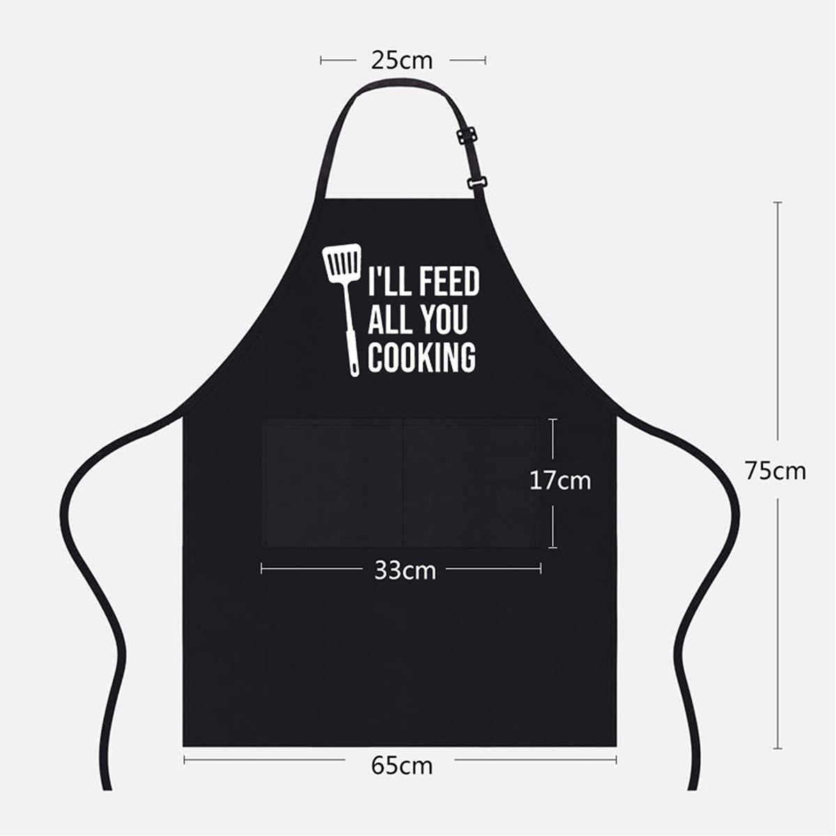 HUPSRC42 Funny Chef Aprons with Pockets