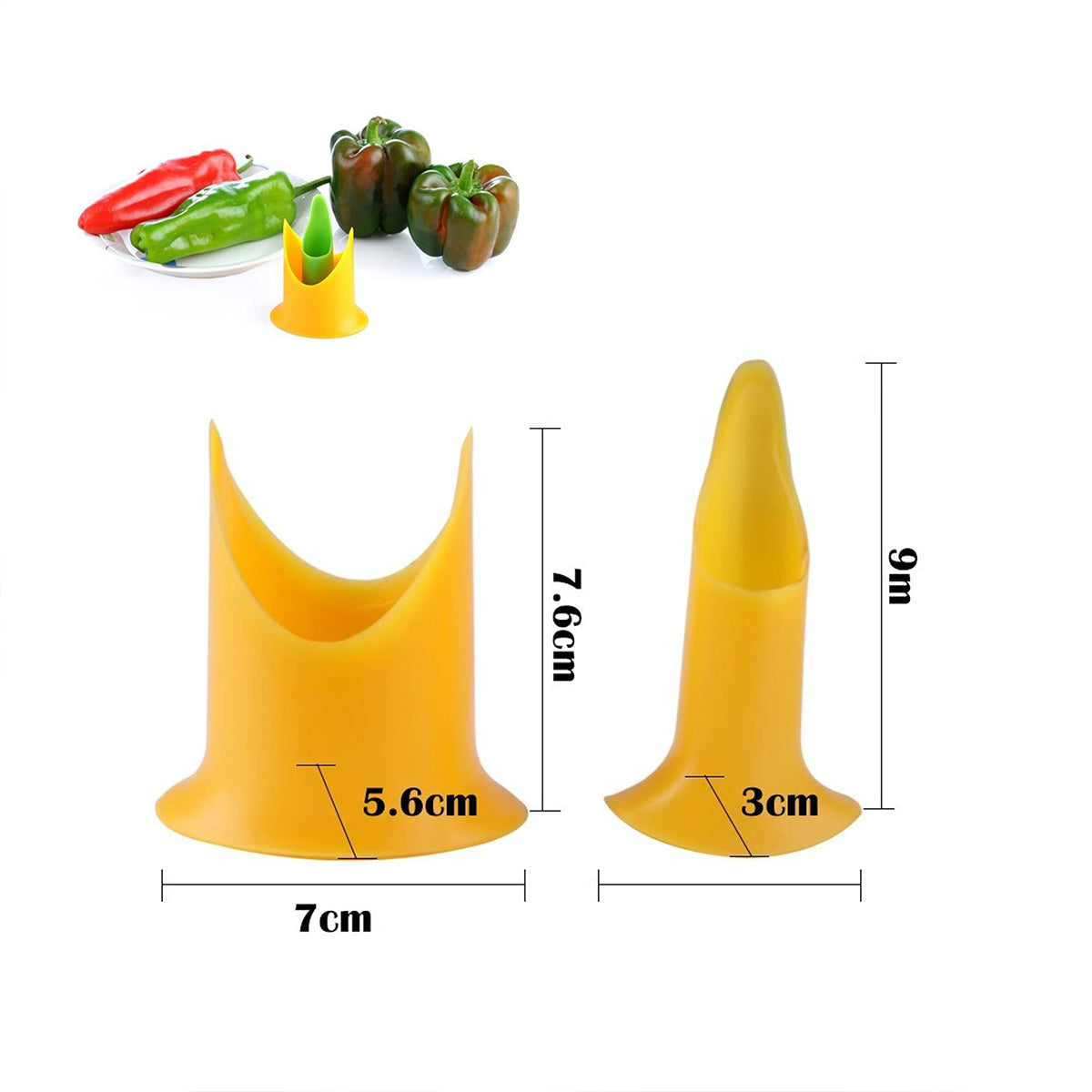 HUPSRC44 Plastic Pepper Corer