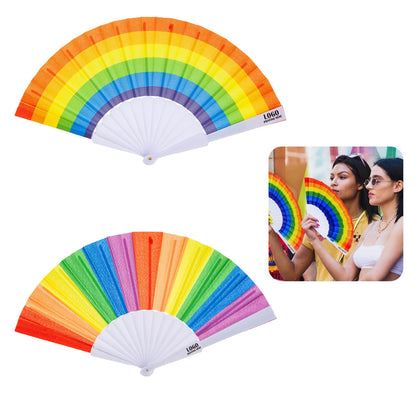 HUPSRC62 Fold Rainbow Fan