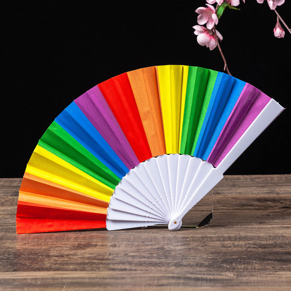 HUPSRC62 Fold Rainbow Fan