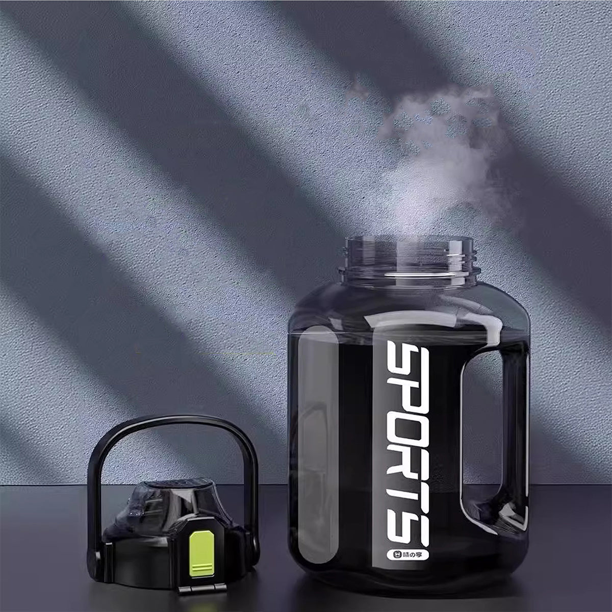 SUPSRC74 3.0 L Large Capacity Wide Mouth Plastic Sport Water Bottle