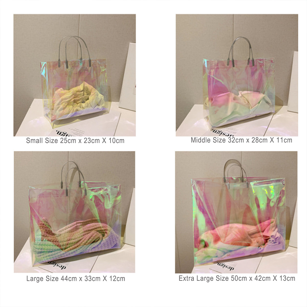 SUPSRC86 Holographic Clear Handbag