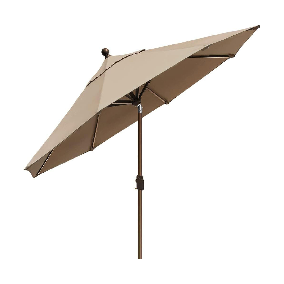 SUPSXA03 9ft Outdoor Market Patio Table Umbrella with Auto Tilt and Crank