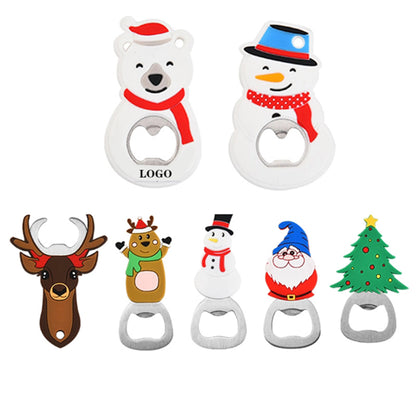 SUPSXA11Christmas Style Shape Refrigerator Magnetic Bottle Opener